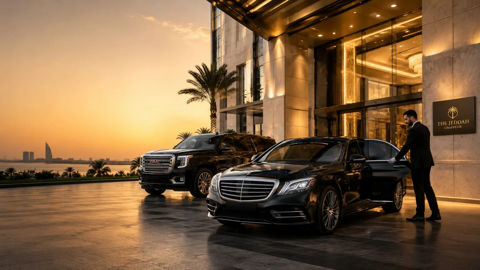 Jeddah airport transfer chauffeur service at King Abdulaziz International Airport
