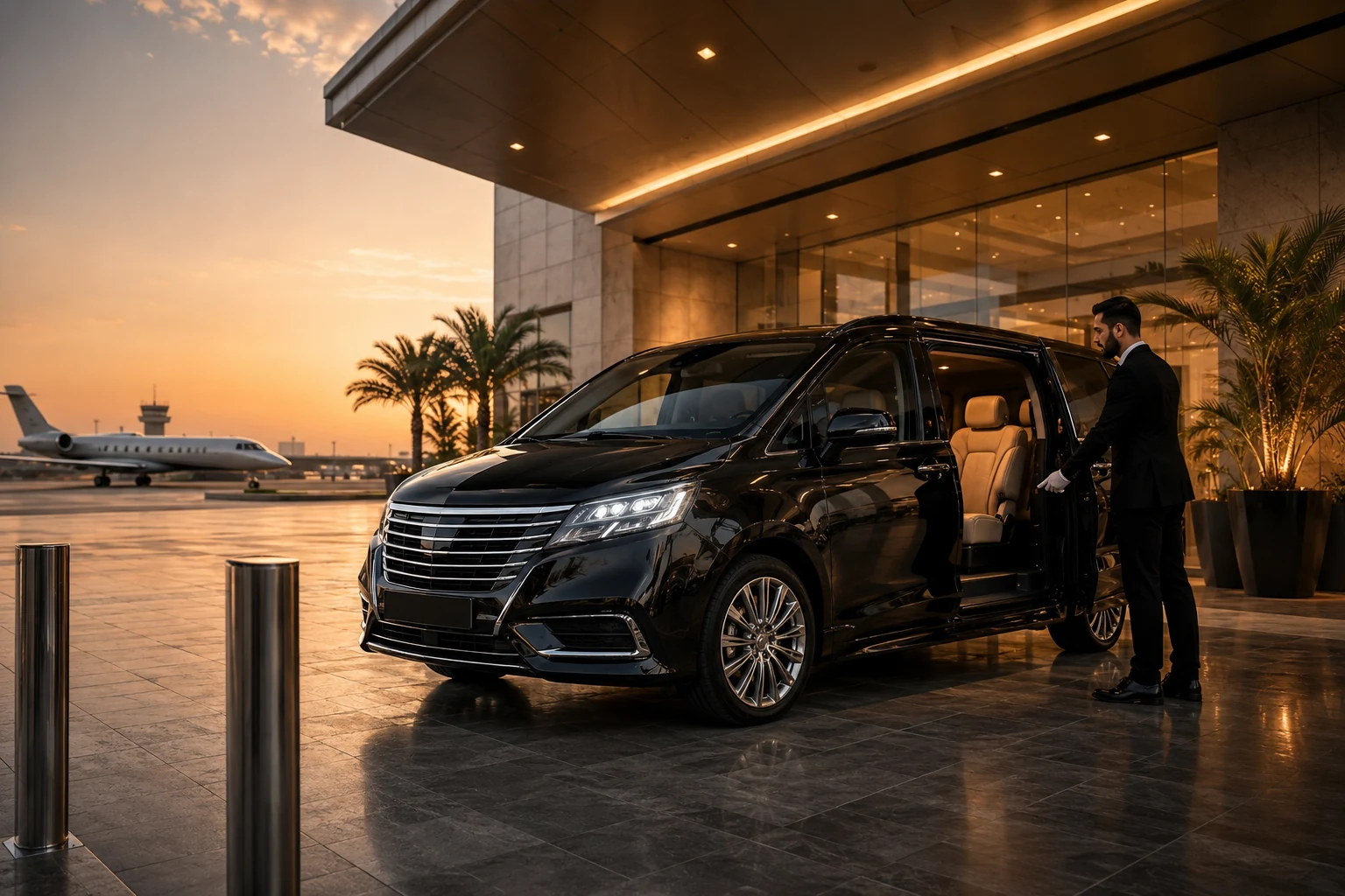 Professional private chauffeur service for hotels and business travelers in Jeddah