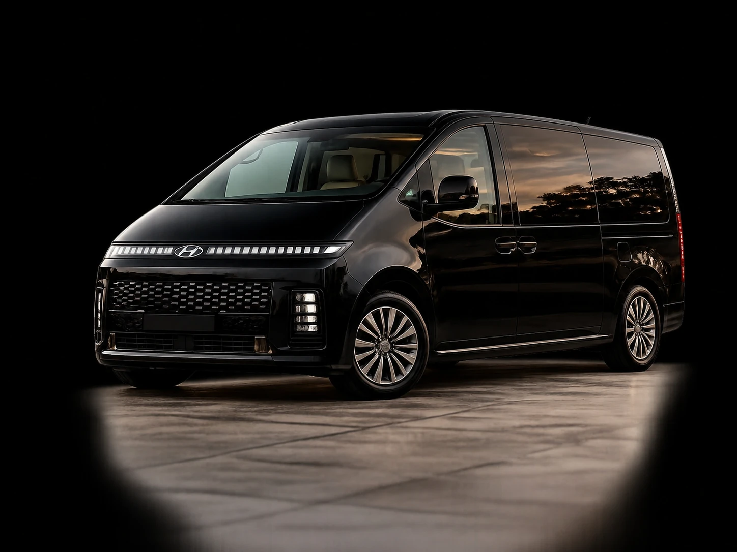 Hyundai Staria for chauffeur service Jeddah and private transfers